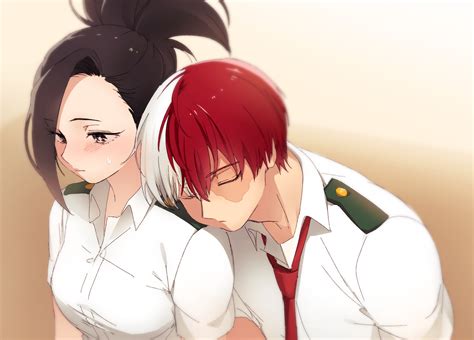 My Hero Academia. Momo Yaoyorozu & Shoto Todoroki